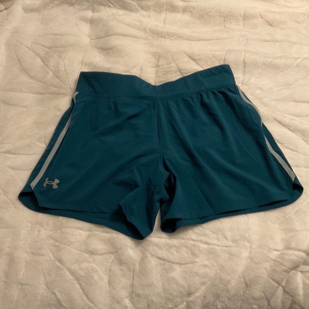Under Armour Men's Athletic Shorts - Teal and Gray
